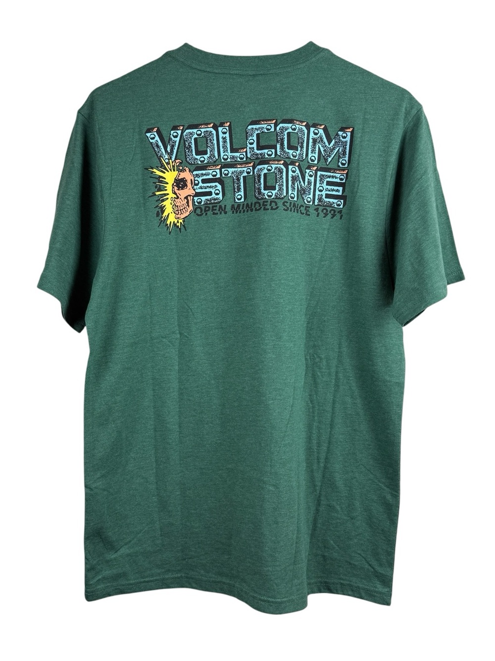 Volcom Double Sided Lightweight Green T-Shirt Men's Size M NWT